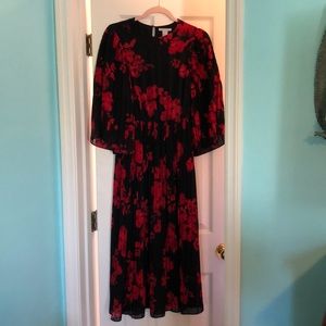 H&M floral print dress